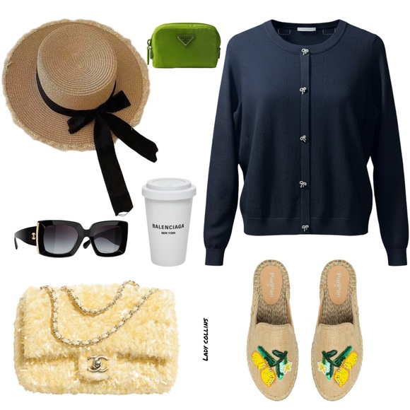 Adrianna Papell Sweaters - Black Bow Sweater With Rhinestone Buttons